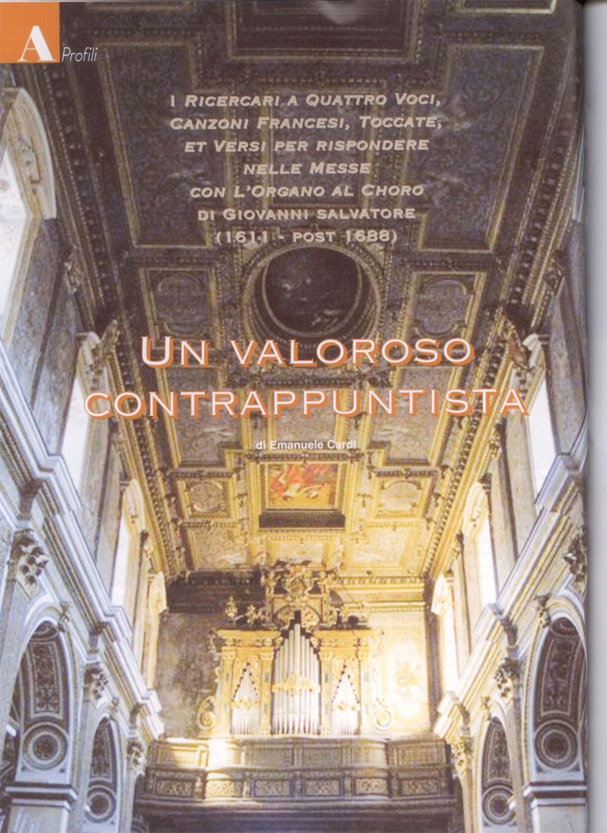 Un valoroso contrappuntista / Arte Organaria e Organistica n. 77